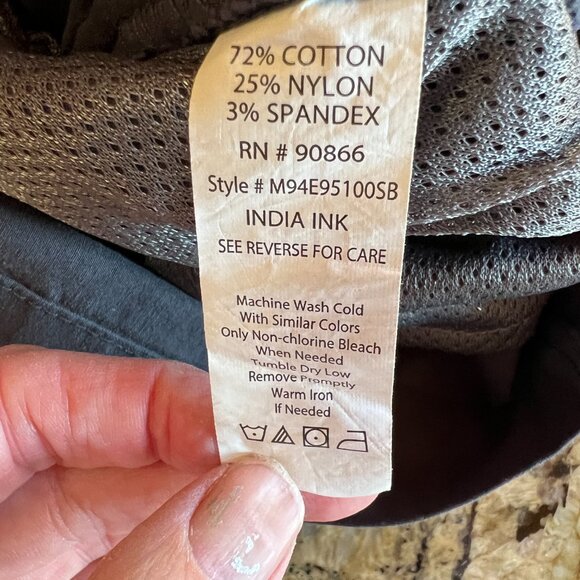 Ron Jon Surf Shop Men's Flat Front Hybrid Walk Shorts Blue Size 30 Beach Pockets - Picture 6 of 10